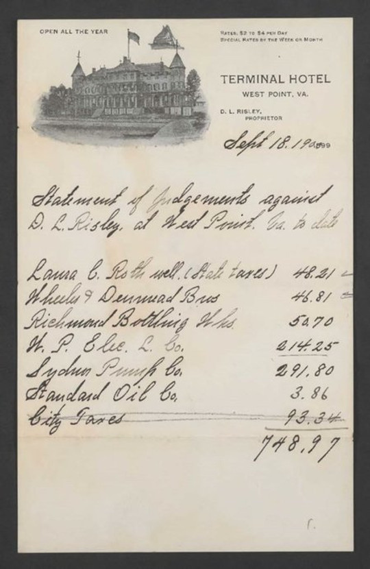 old receipt