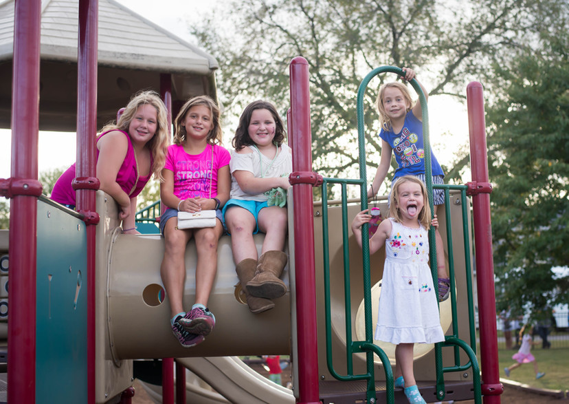 kids on a playground