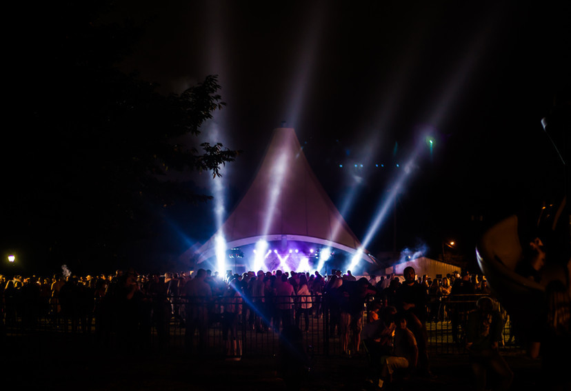 concert at night