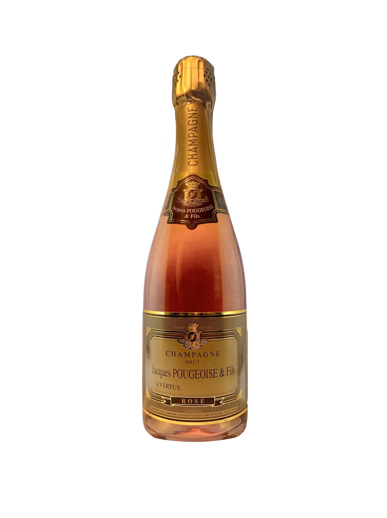Champagne Jacques Pougeoise & Fils, Premier Cru, Rosé, NV - Case of 6