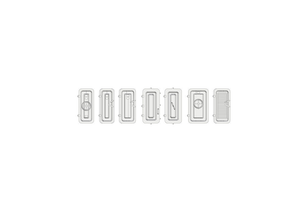 Thumbnail: 1/350 SET DE PORTES ETANCHES