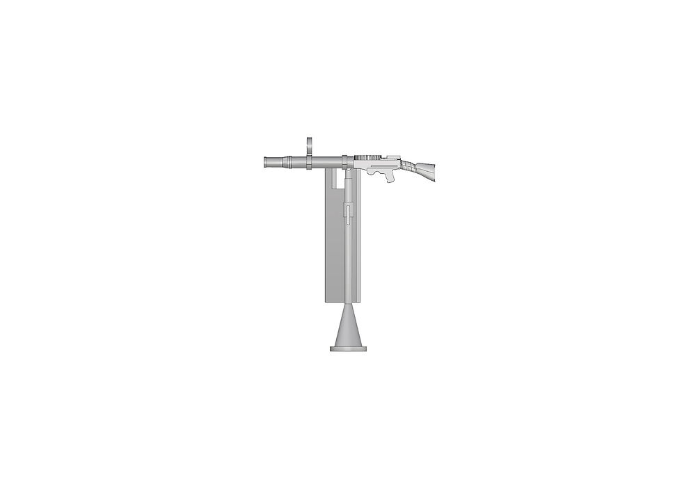 Thumbnail: 1/350 0.303IN LEWIS MACHINE GUN ON TWIN MOUNTING