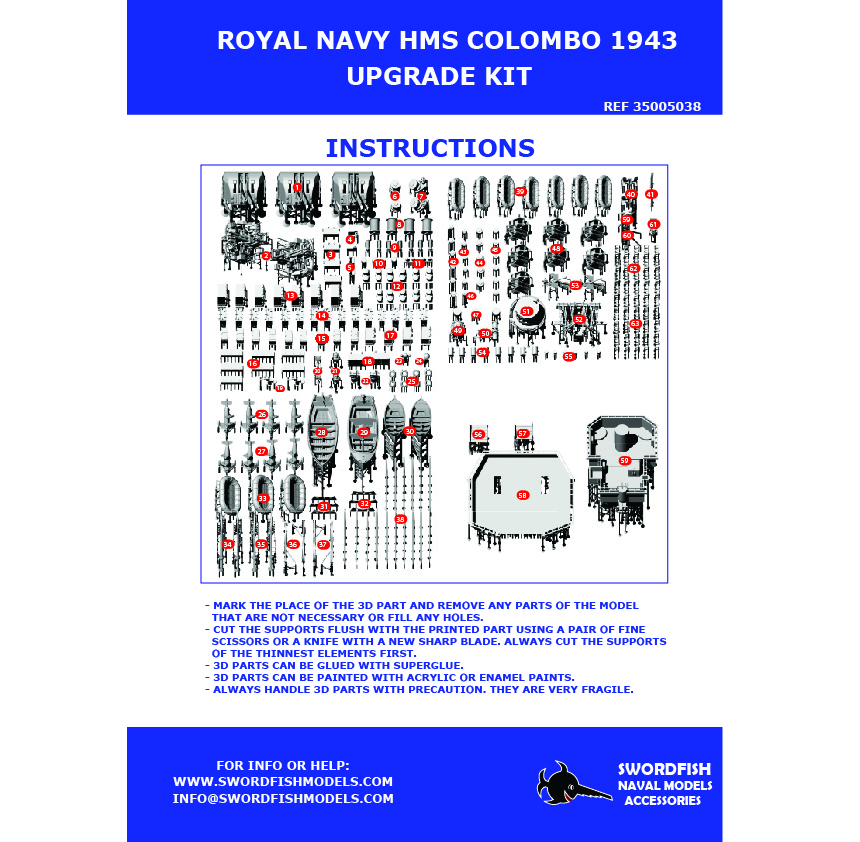 Thumbnail: UPGRADE KIT FOR HMS COLOMBO 1943