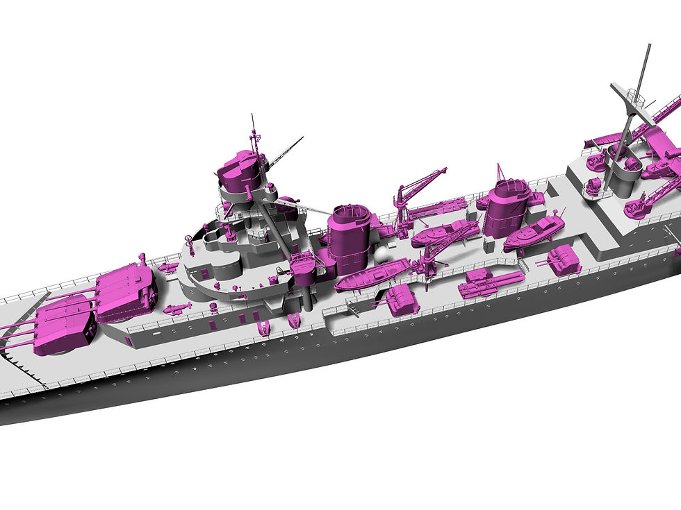 Thumbnail: 1/350 UPGRADE KIT FOR A MARSEILLAISE