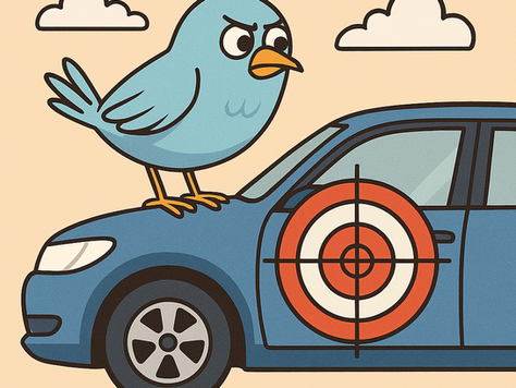 Bird Droppings on Car at Apex Mobile Shinee