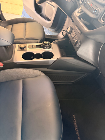 Interior detail of SUV