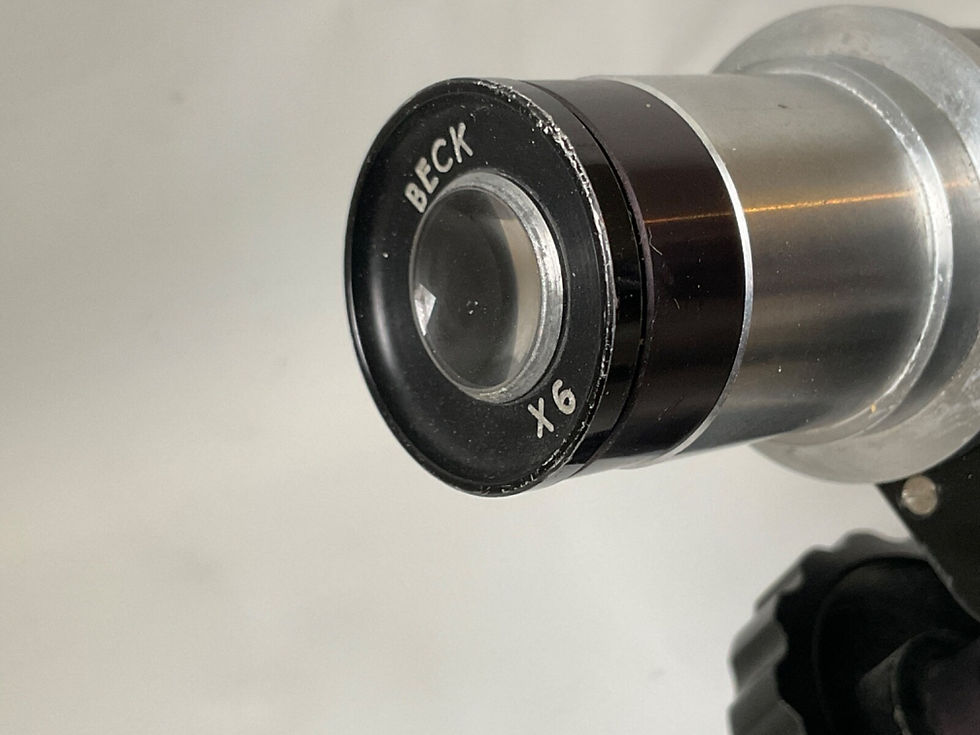 Thumbnail: BECK X20/.54 Objective & X6 Eyepeice in +- 100mm Tube + Mount Optical Bench Beam
