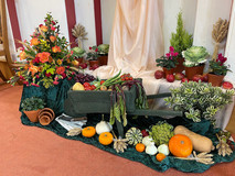 Main display of fruit and vegetables