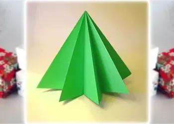Origami for a Community Christmas Tree