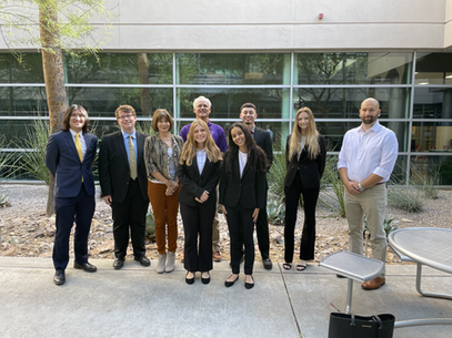 Eller Students with Kirk and Liz Wallendorf