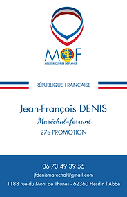 meilleur ouvrier de France de maréchalerie