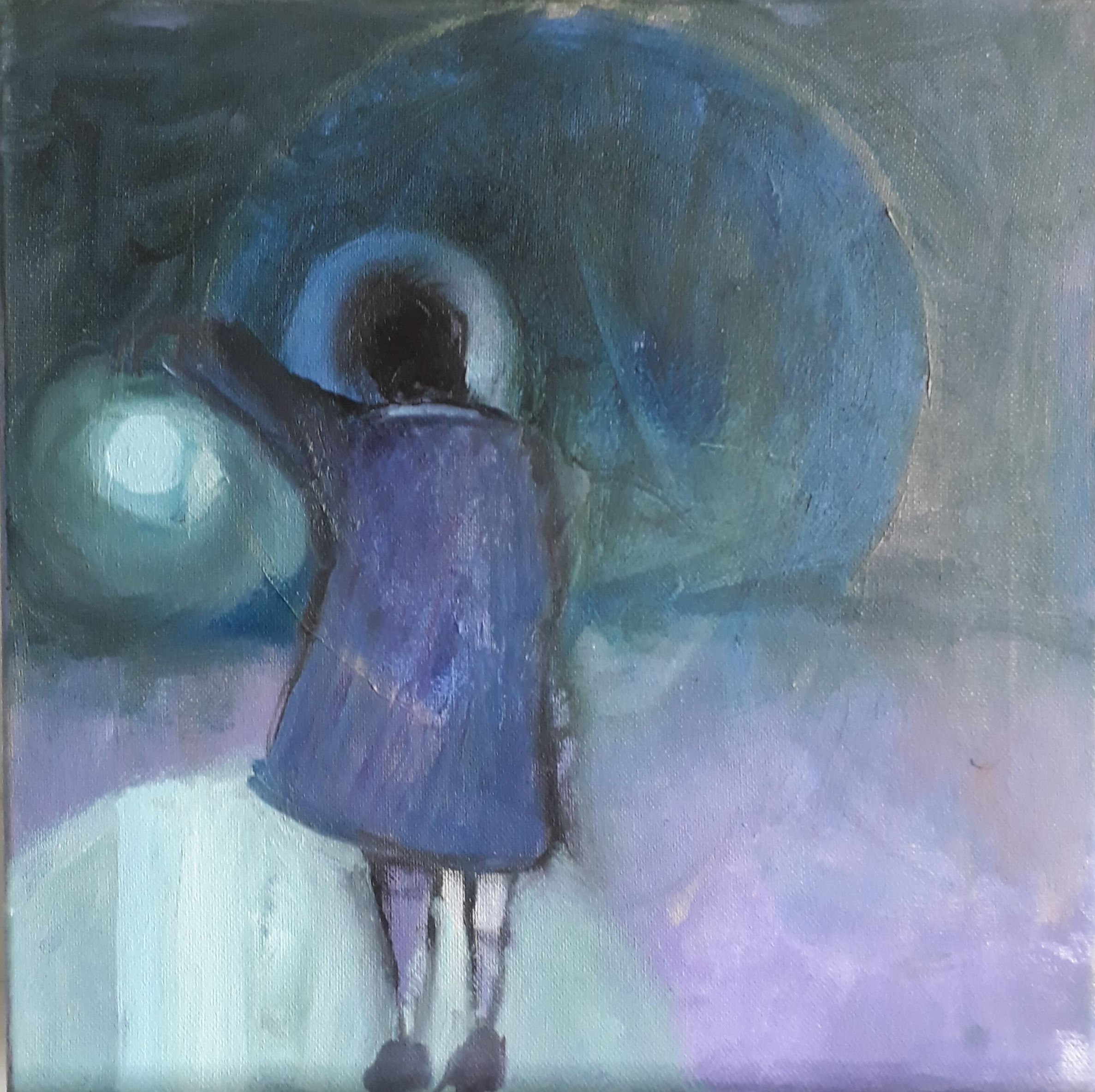 Girl with the lantern