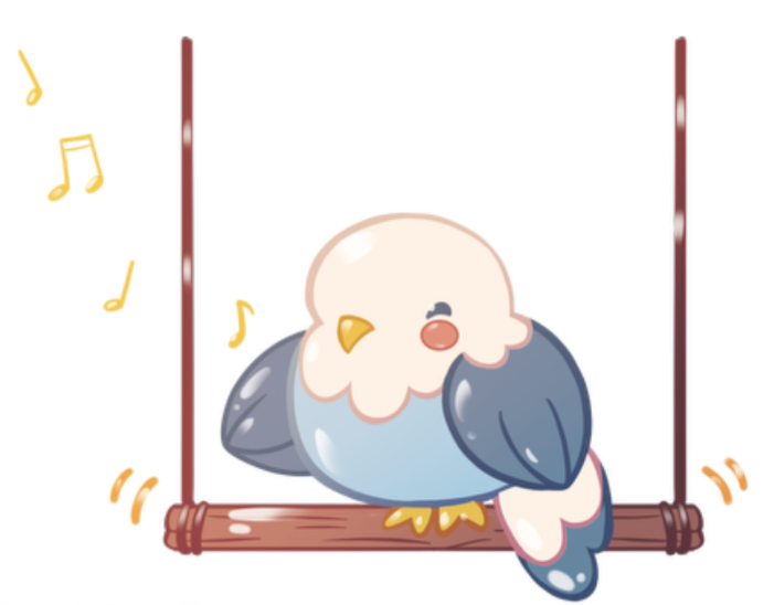 Illustration d'un canari qui chante