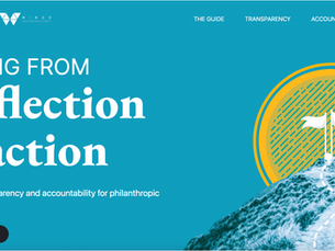 Walking the talk: A new resource for more transparent and accountable philanthropy