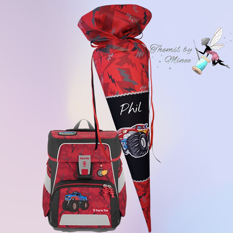 Miniaturbild: Schultüte passend zum Step by Step Monster Truck Rocky/ Monstertruck