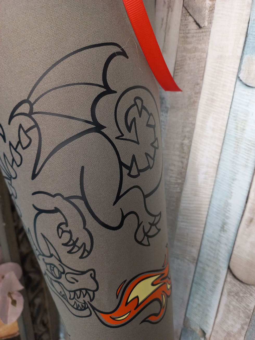 Miniaturbild: Schultüte aus Stoff passend zum Ergobag Feuerspeibär/ Feuerdrache/ Drache