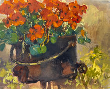 Rusty Old Pot - Gouache - $325 - 14.5X17