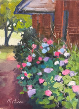 Part Shade - 10.5X8.5 -  Gouache - $275