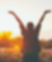 woman experiencing calm, joy, balance