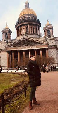 We are in Saint-Petersburg, Russia