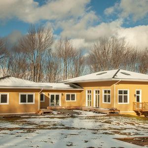 Custom Lofted Asian Inspired with Breezeway to Garage