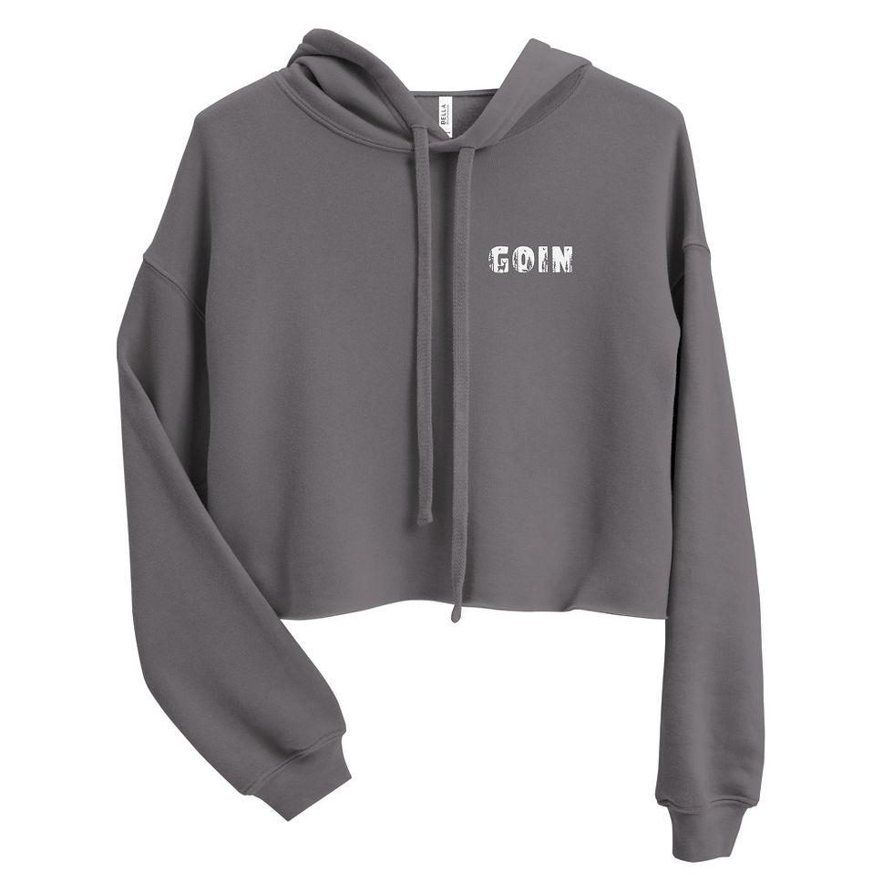 Thumbnail: G.O.I.N. - Women's Cropped Hoodie