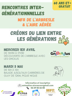 Rencontres intergénérationnelles à L’Arbresle : créons du lien entre les générations