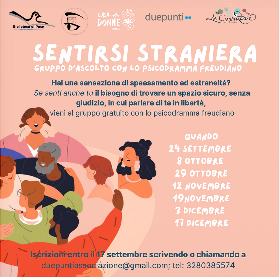 Progetto "Sentirsi Straniera" - Gruppo d'ascolto