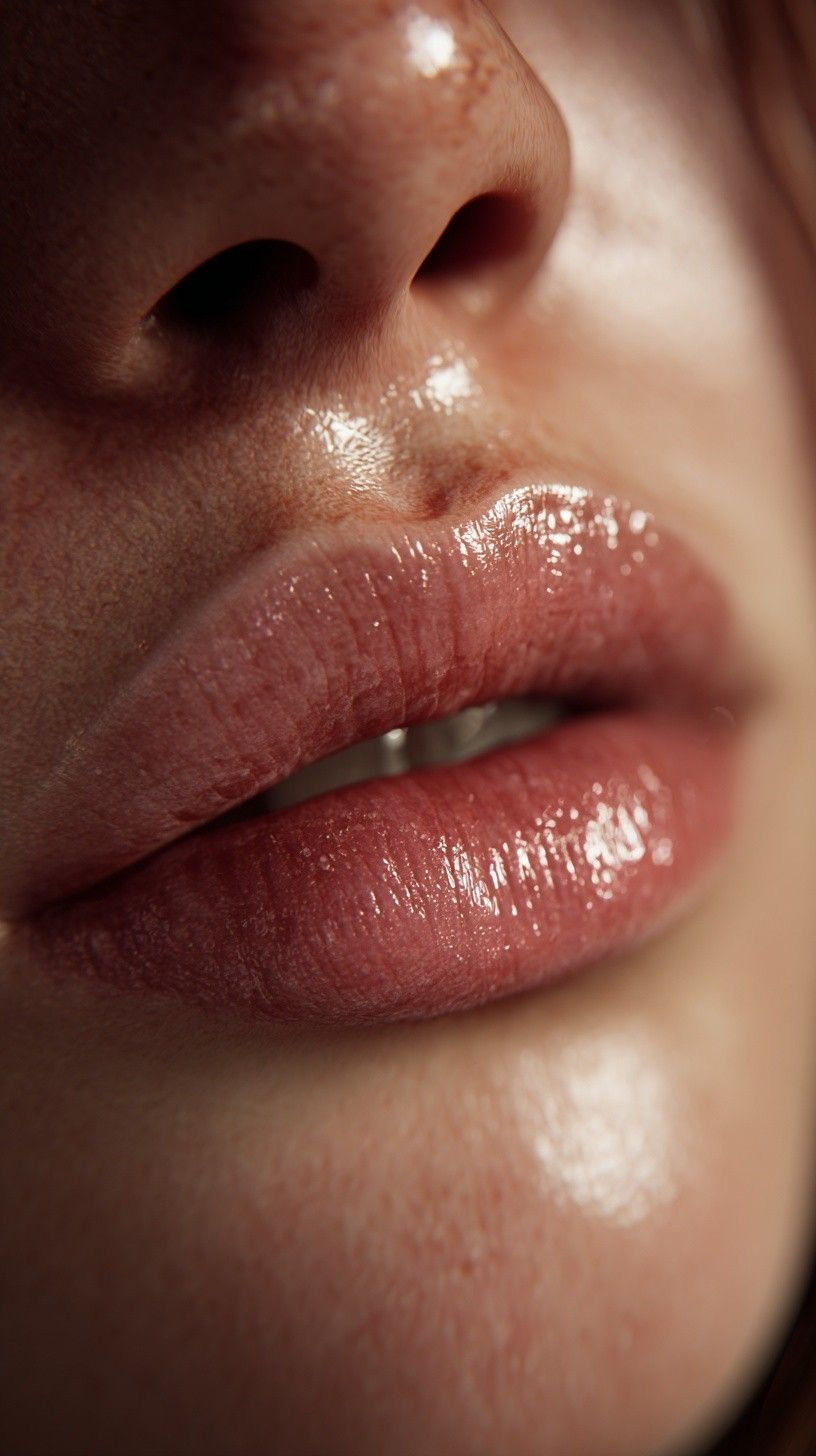 Check how you lip contour treatment is going
