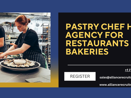 Pastry Chef Hiring Agency for Restaurants & Bakeries