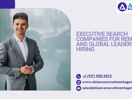 Executive Search Companies for Remote and Global Leadership Hiring