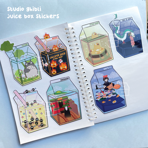 Studio Ghibli x The Juice Box Club Stickers | The Juice Box Club
