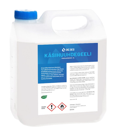 Gel handdesinfektionsmedel, 5 liter