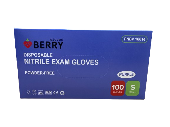 Intco Nitrilhandske LILA S, M och XL-storlek