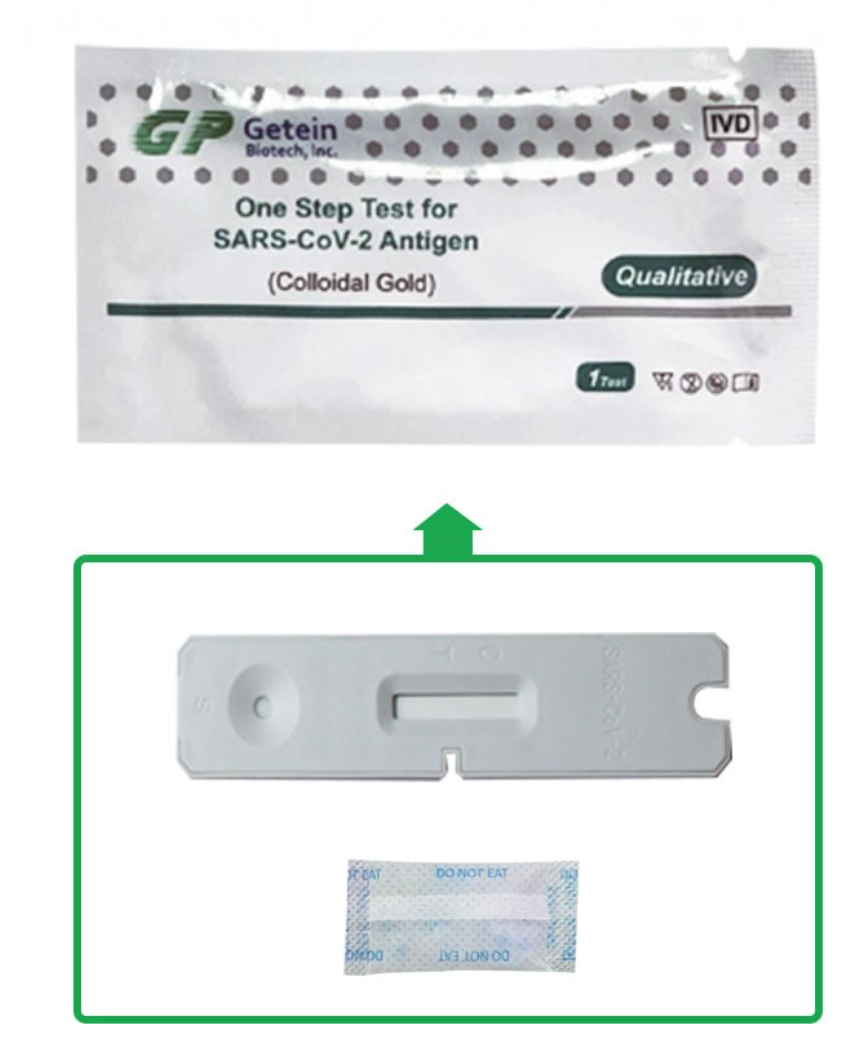 Miniatyrbild: Getein One Step Covid 19 Test for SARS-CoV-2 Antigen