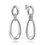 Thumbnail: 925 Sterling Silver Bujukan Drop Stud Earrings
