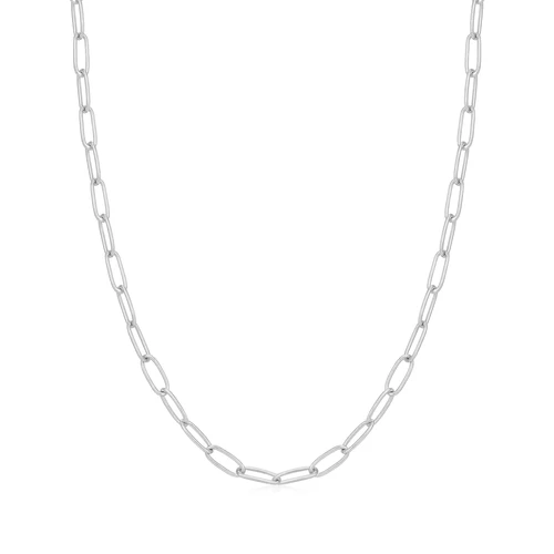 Silver Link Charm Chain Necklace Kanricks Jewelers