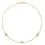 Thumbnail: 14K Yellow Gold Multi Circle Casted Station Necklace