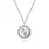 Thumbnail: 925 Sterling Silver Diamond Star Pendant Necklace