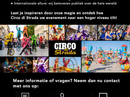 Brochure 2026 Circo di Strada Circus parades