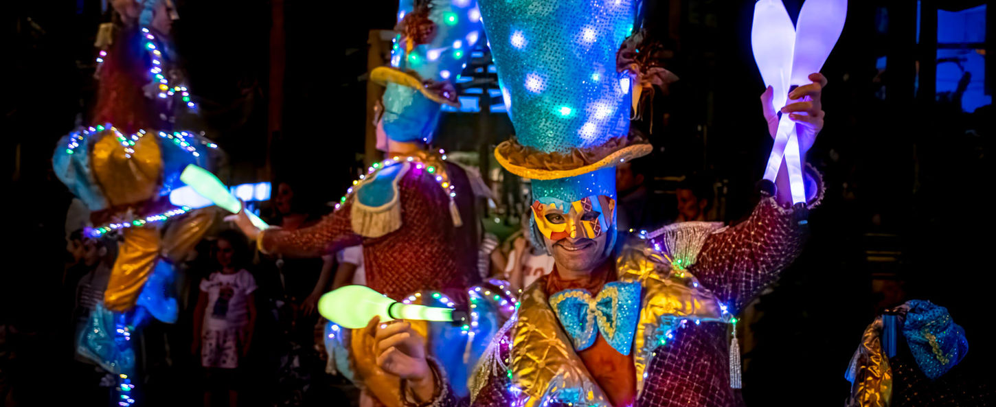 Christmas lights parade