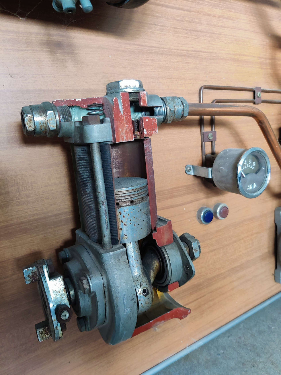 Miniatura: Pannello didattico IMPIANTO DI FRENATURA camion