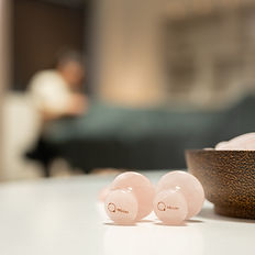 Rose Quartz Mushroom face massage tools