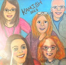 Cartoonified family.