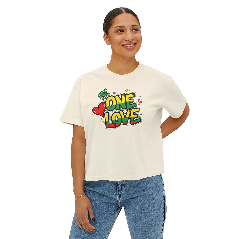 Thumbnail: One Love Boxy Tee