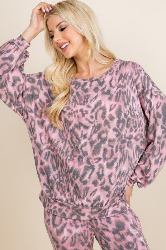 Miniatura: Set pink animal print