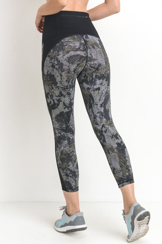 Miniatura: Legging 3/4 con transparencia