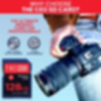 Miniatura: 128G SD Memory Card Ultra SDHC UHS-I 90MB/s, C10, U1, Full HD, SD Card