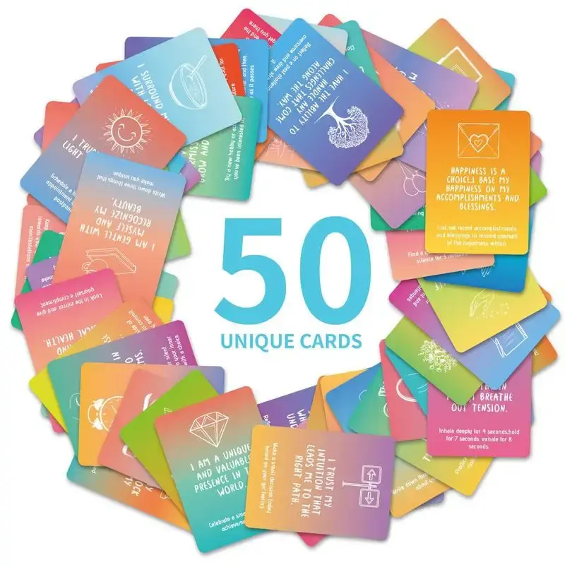 Thumbnail: Gratitude Cards 50X Inspirational Quote Cards