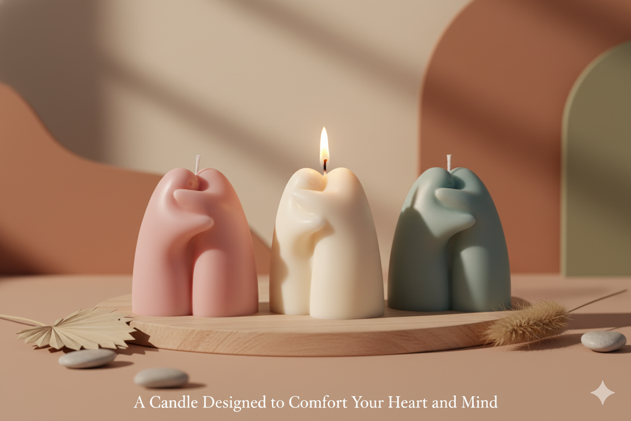 Emotional Support Candle | Sculptural Soy Wax